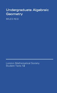Front cover_Undergraduate Algebraic Geometry