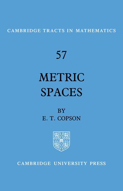 Front cover_Metric Spaces