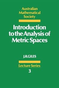 Front cover_Introduction to the Analysis of Metric Spaces