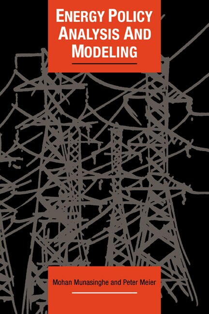 Front cover_Energy Policy Analysis and Modelling