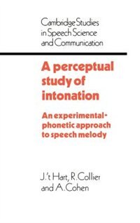 Front cover_A Perceptual Study of Intonation