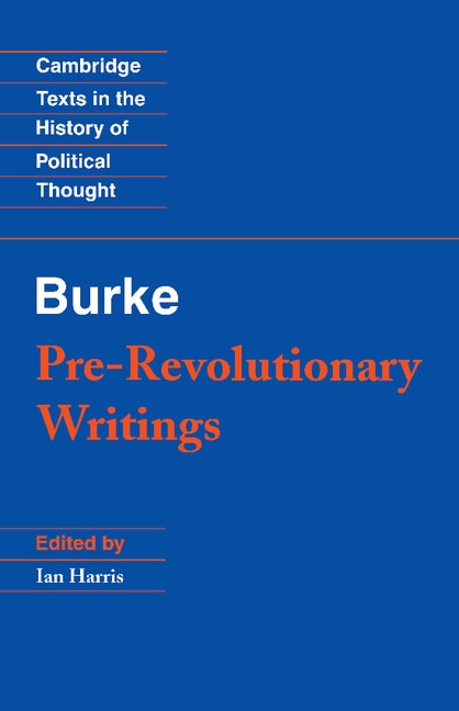 Front cover_Pre-Revolutionary Writings