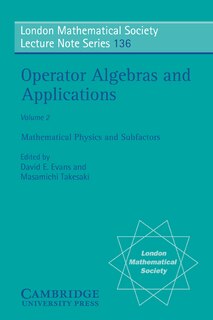 Couverture_Operator Algebras and Applications: Volume 2