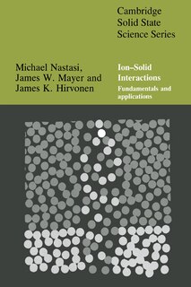 Couverture_Ion-Solid Interactions