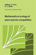 Front cover_Mathematical Ecology of Plant Species Competition