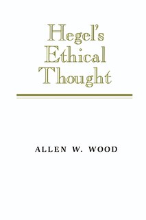 Front cover_Hegel's Ethical Thought