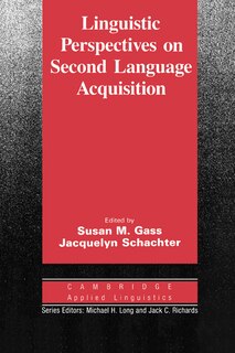 Couverture_Linguistic Perspectives On Second Language Acquisition