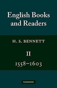 Front cover_English Books and Readers 1558–1603: Volume 2