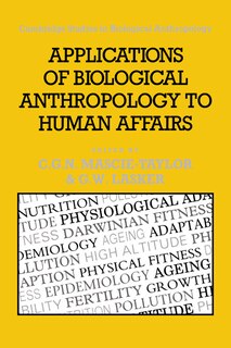 Front cover_Applications of Biological Anthropology to Human Affairs