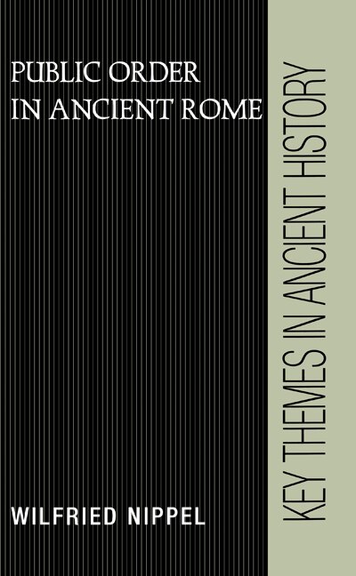 Couverture_Public Order in Ancient Rome