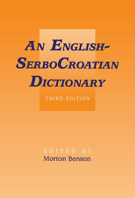 Front cover_English-serbocroatian Dictionary