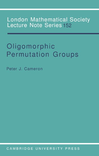 Front cover_Oligomorphic Permutation Groups