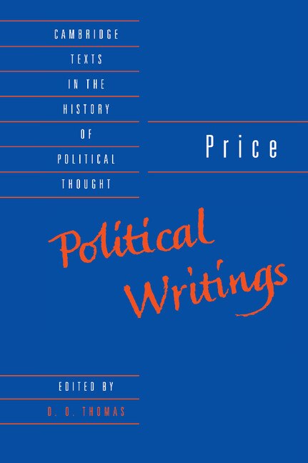 Front cover_Price: Political Writings