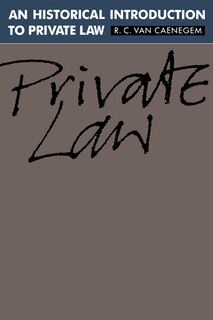 Couverture_An Historical Introduction to Private Law