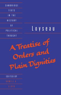 Front cover_A Treatise of Orders and Plain Dignities