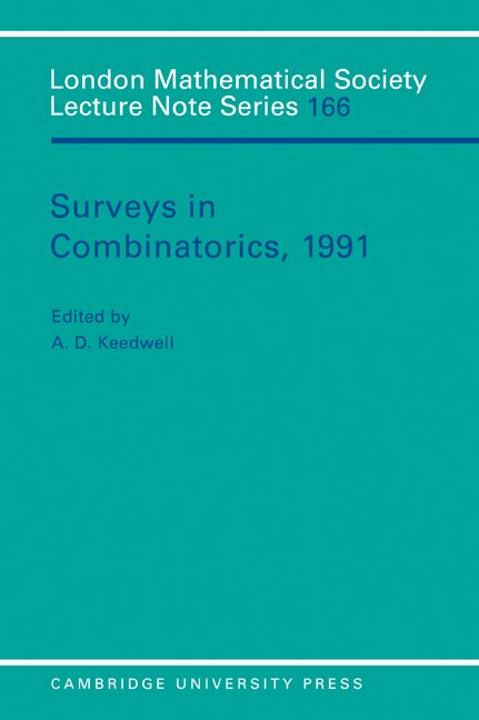 Front cover_Surveys in Combinatorics, 1991