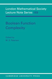 Front cover_Boolean Function Complexity