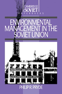 Front cover_Environmental Management in the Soviet Union