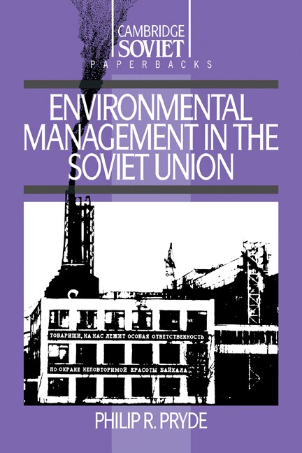 Front cover_Environmental Management in the Soviet Union