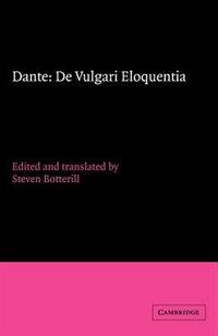 Front cover_Dante: De vulgari eloquentia