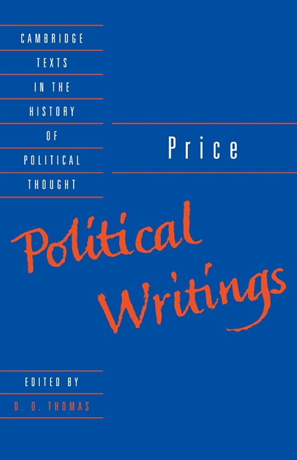 Front cover_Price: Political Writings