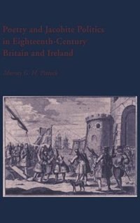 Front cover_Poetry and Jacobite Politics in Eighteenth-Century Britain and Ireland