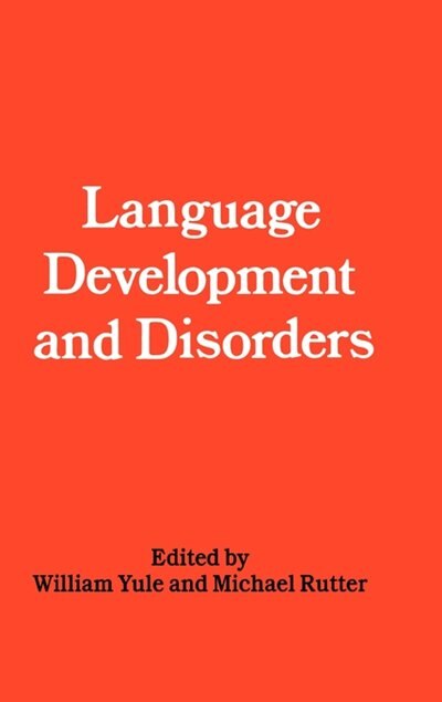 Front cover_Language Development And Disorders