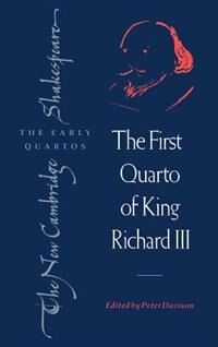 Front cover_The First Quarto of King Richard III