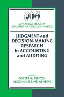 Couverture_Judgment and Decision-Making Research in Accounting and Auditing