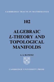 Front cover_Algebraic L-theory and Topological Manifolds