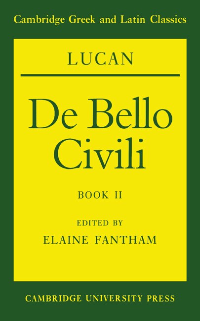 Front cover_Lucan: De Bello Civili Book Ii
