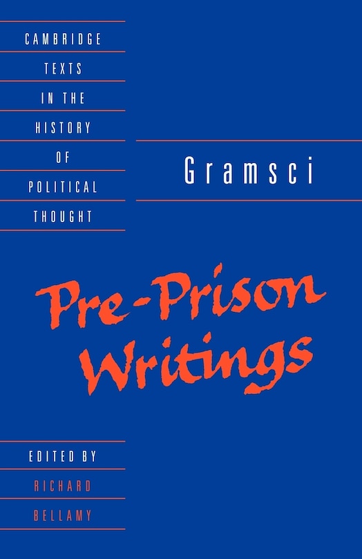 Front cover_Gramsci: Pre-prison Writings