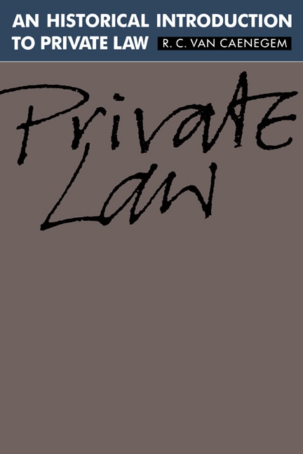 Couverture_An Historical Introduction To Private Law