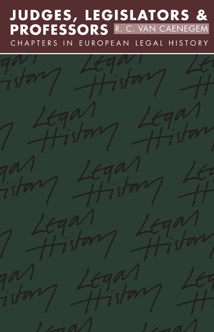 Front cover_Judges, Legislators and Professors