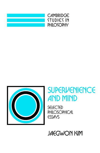 Front cover_Supervenience and Mind