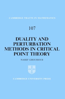 Couverture_Duality and Perturbation Methods in Critical Point Theory