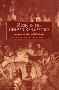 Front cover_Music In The German Renaissance