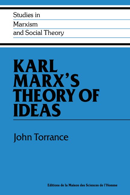 Front cover_Karl Marx's Theory Of Ideas