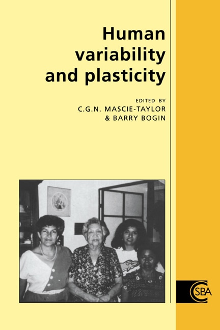 Couverture_Human Variability and Plasticity