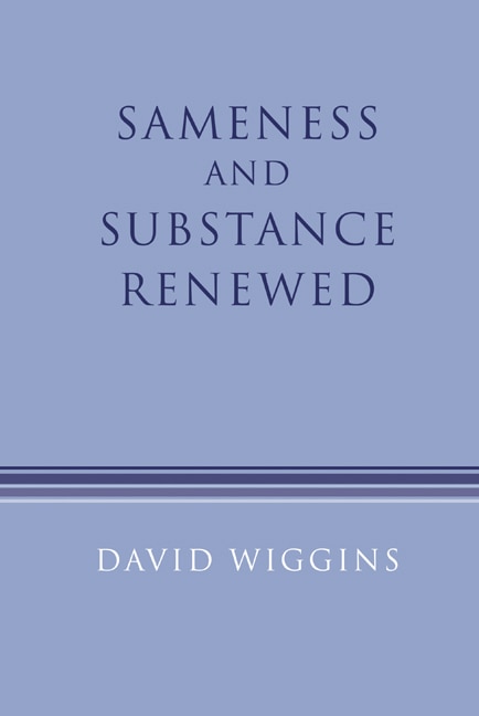 Couverture_Sameness and Substance Renewed