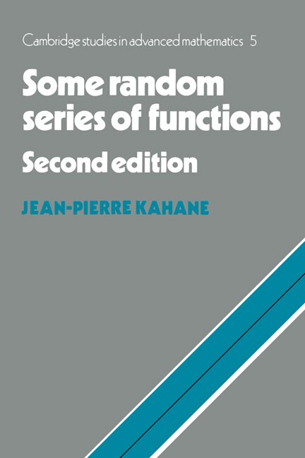 Couverture_Some Random Series of Functions