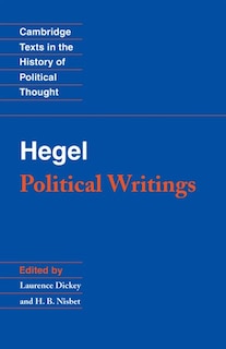 Front cover_Hegel: Political Writings