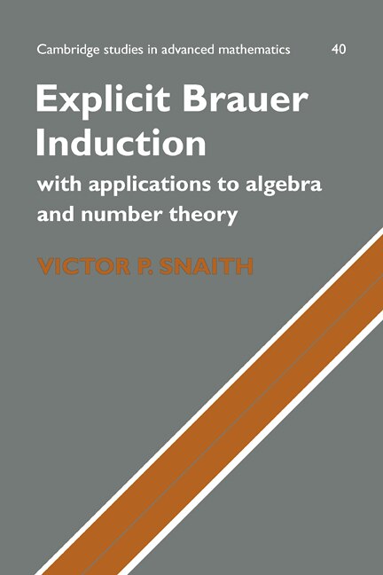 Front cover_Explicit Brauer Induction