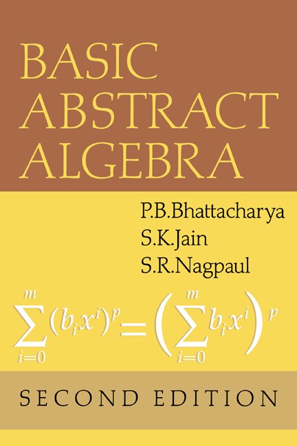 Front cover_Basic Abstract Algebra