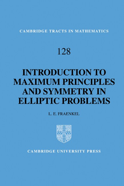 Couverture_An Introduction To Maximum Principles And Symmetry In Elliptic Problems