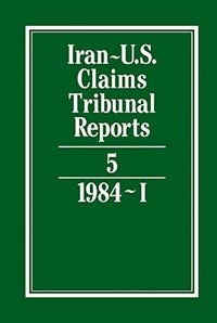 Couverture_Iran-U.S. Claims Tribunal Reports: Volume 5