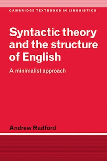Couverture_Syntactic Theory And The Structure Of English