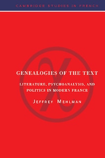 Front cover_Genealogies of the Text