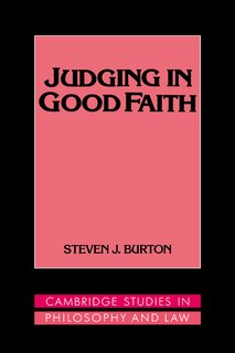 Front cover_Judging in Good Faith