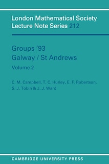 Front cover_Groups '93 Galway/St Andrews: Volume 2